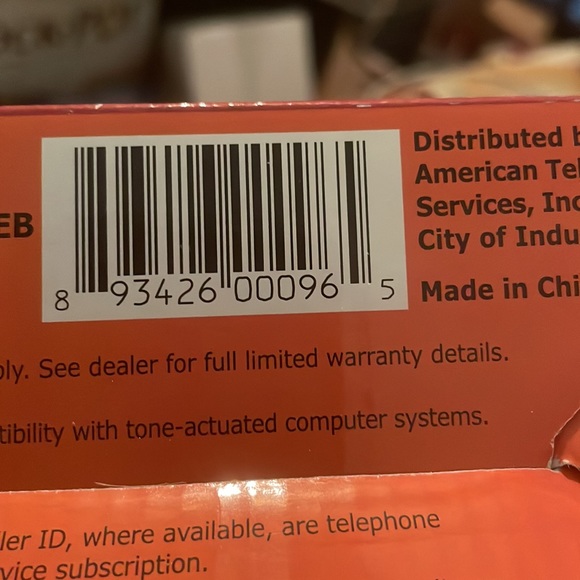 American TeleCom Cordless Phone w/ Base Station NOS NEW - Picture 7 of 7